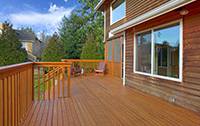 Wood Deck Treated with Wood Shield